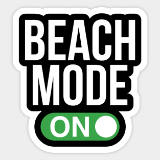 Beach Mood ON Sticker